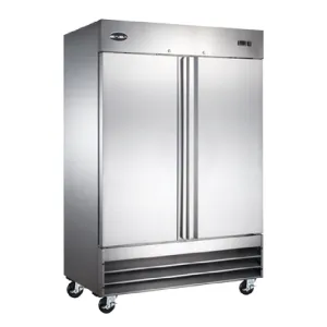 Saba - S-47F. Commercial 2 Solid Door Reach-In Freezer