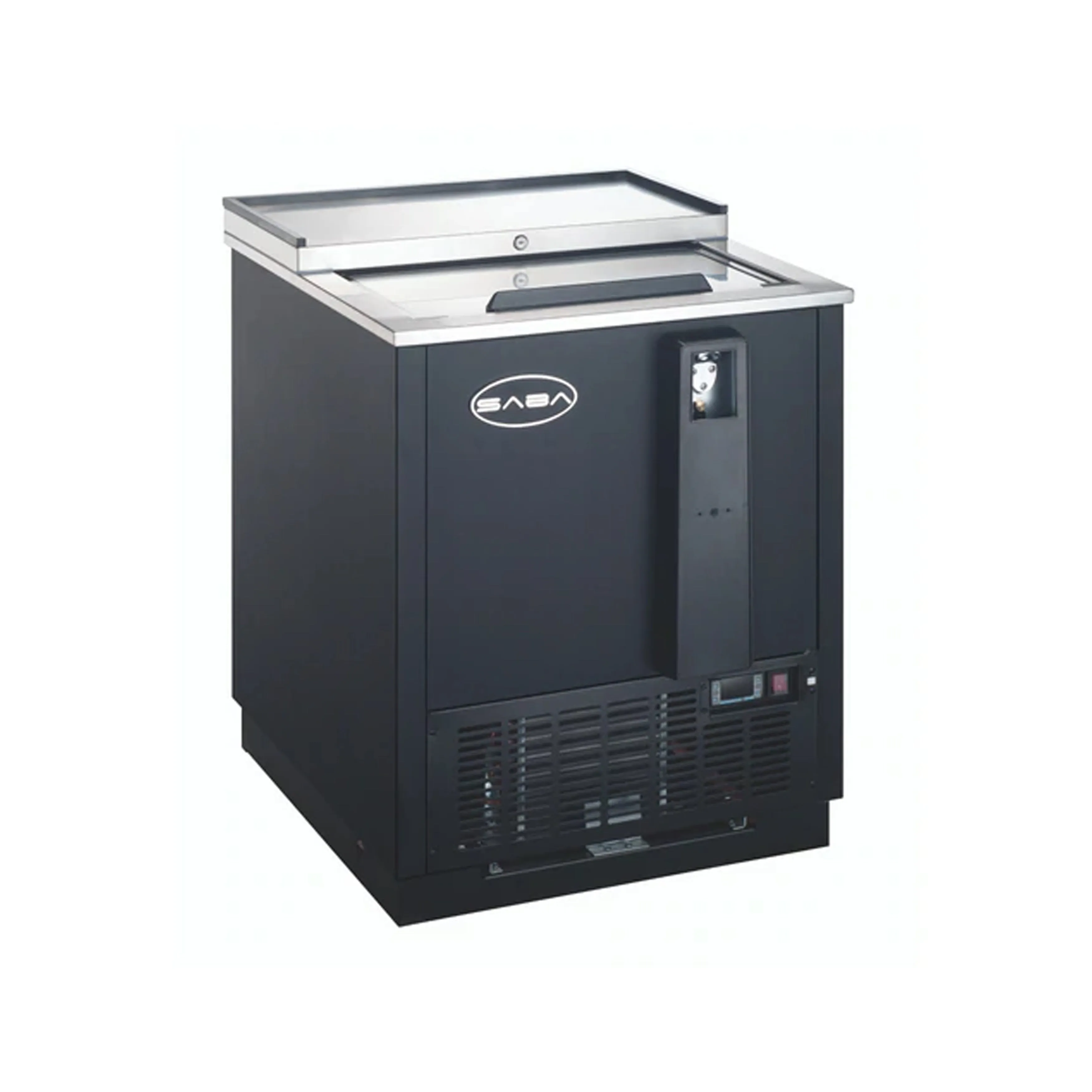 Saba - SBC-25B Commercial 26 Bottle Cooler Refrigerator Horizontal