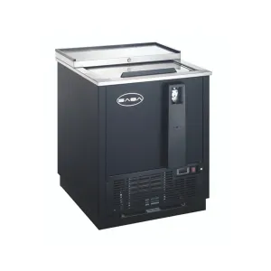 Saba - SBC-25B Commercial 26 Bottle Cooler Refrigerator Horizontal