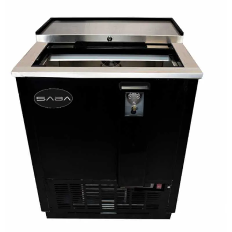 Saba - SBC-25B Commercial 26 Bottle Cooler Refrigerator Horizontal