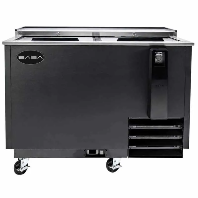 Saba - SBC-50B Commercial 50 Bottle Cooler Refrigerator Horizontal 12.7 cu.ft.