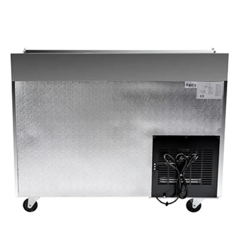 Saba - SPP-44-6 Commercial 44 6 Pan Pizza Prep Table Refrigerator