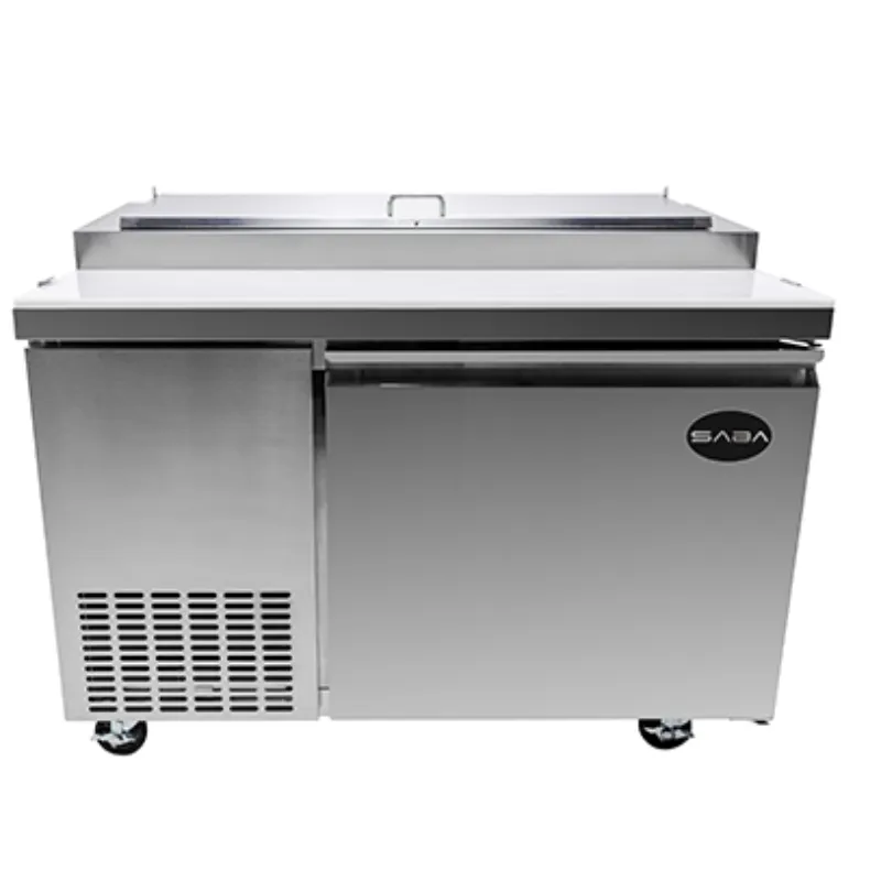 Saba - SPP-44-6 Commercial 44 6 Pan Pizza Prep Table Refrigerator