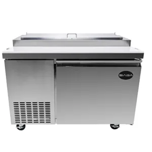 Saba - SPP-44-6 Commercial 44 6 Pan Pizza Prep Table Refrigerator
