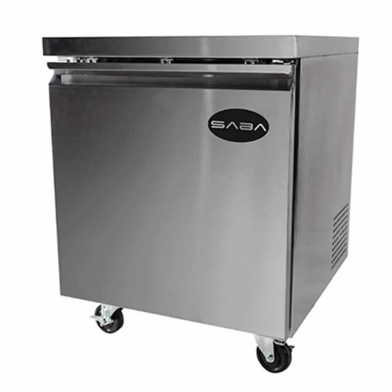 Saba - SUC-27F. Commercial 27 UnderCounter Freezer