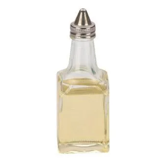 Square Glass Vinegar Bottle