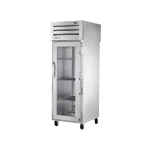 True STA1RPT-1G-1S-HC. Commercial 27.5 One Section Pass Thru Refrigerator 1 Right Hinge Glass Door