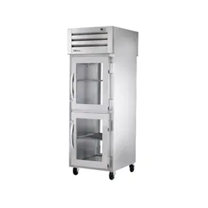 True STA1RPT-2HG-1G-HC. Commercial 27.5 One Section Pass Thru Refrigerator 2 Right Hinge Glass Doors