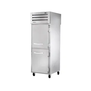 True STA1RPT-2HS-1G-HC. Commercial 27.5 One Section Pass Thru Refrigerator 2 Right Hinge Solid Doors