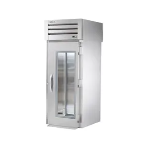 True STA1RRT-1G-1S. Commercial 35 One Section Roll Thru Refrigerator 1 Glass Door 1 Solid Door