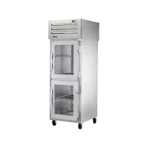 True STG1RPT-2HG-1S-HC. Commercial 27 1/2 Pass Thru Refrigerator Glass Doors