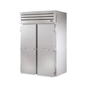True STG2RRT-2S-2S. Commercial 68 Roll Thru Refrigerator Solid Doors 2 Section