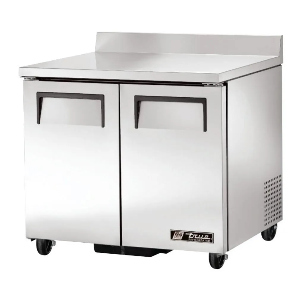 True TWT-36-HC 36 Worktop Refrigerator w/ (2) Sections. 115v
