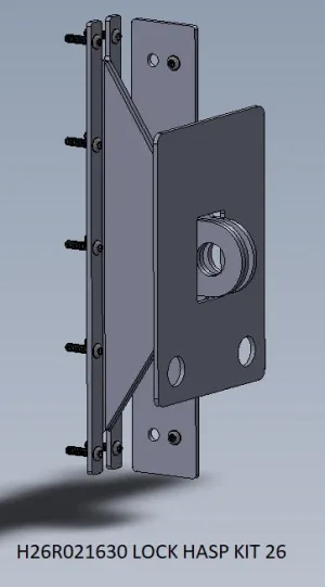 Turbo Air - H26R021630. Lock Hasp Kit. for PRO-26 series