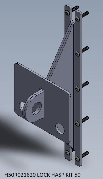 Turbo Air - H50R021620. Lock Hasp Kit. for PRO-50 series