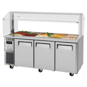 Turbo Air - JBT-72-N. Commercial 71 J Series buffet table. Three-section 18.9 cu.ft.