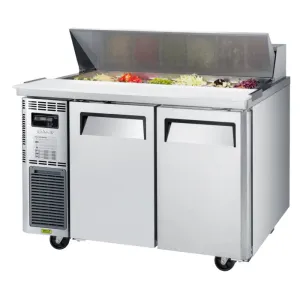 Turbo Air - JST-48-N. Commercial 48 J Series Sandwich Salad Unit Two Section 8.4 cu. ft.