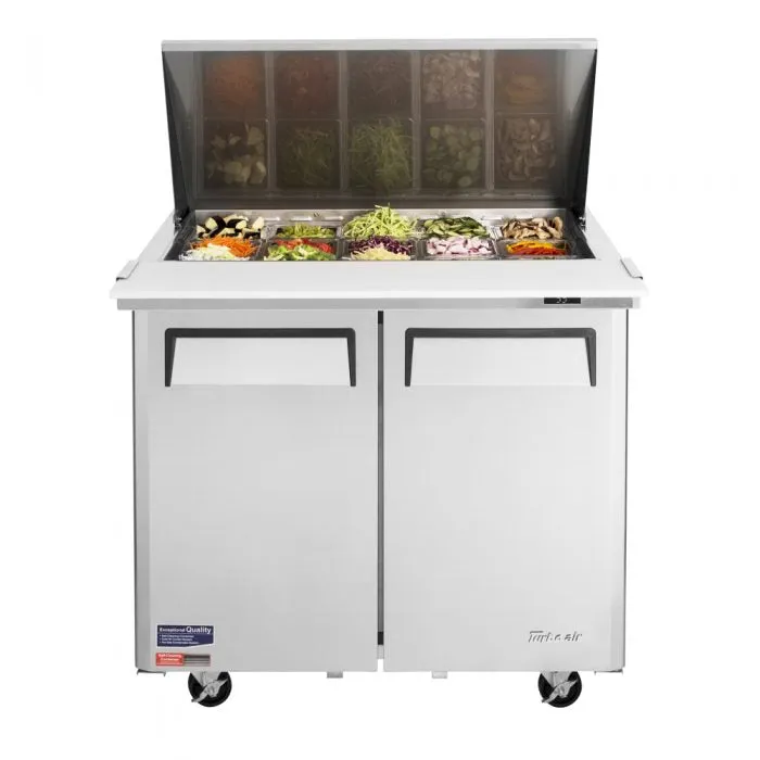 Turbo Air - MST-36-15-N6. Commercial 37 M3 Series Mega Top Unit Two Section 11 cu.ft.