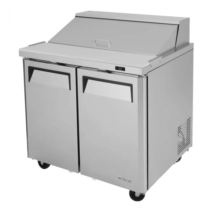 Turbo Air - MST-36-N6. Commercial 37 M3 Series Sandwich Salad Unit Two Section 9.5 cu.ft.