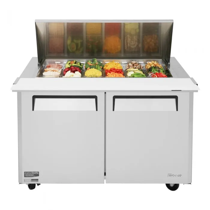 Turbo Air - MST-48-18-N. Commercial 49 M3 Series mega top unit. Two-section 15 cu.ft.