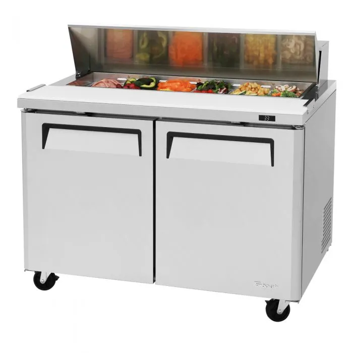 Turbo Air - MST-48-N. Commercial M3 Series sandwich/salad unit. Two-section