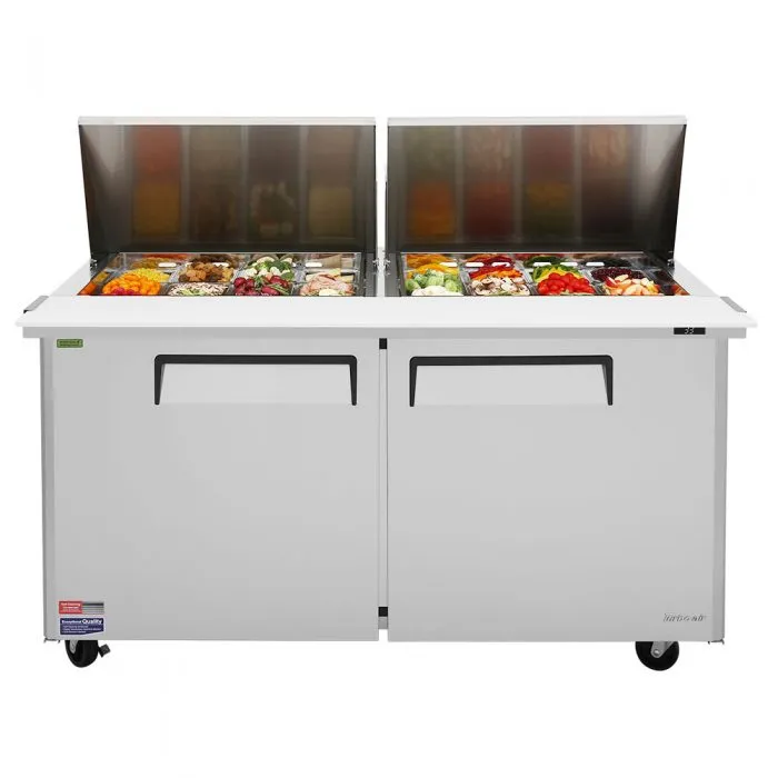 Turbo Air - MST-60-24-N. Commercial 61 M3 Series mega top unit. Two-section 19 cu.ft.