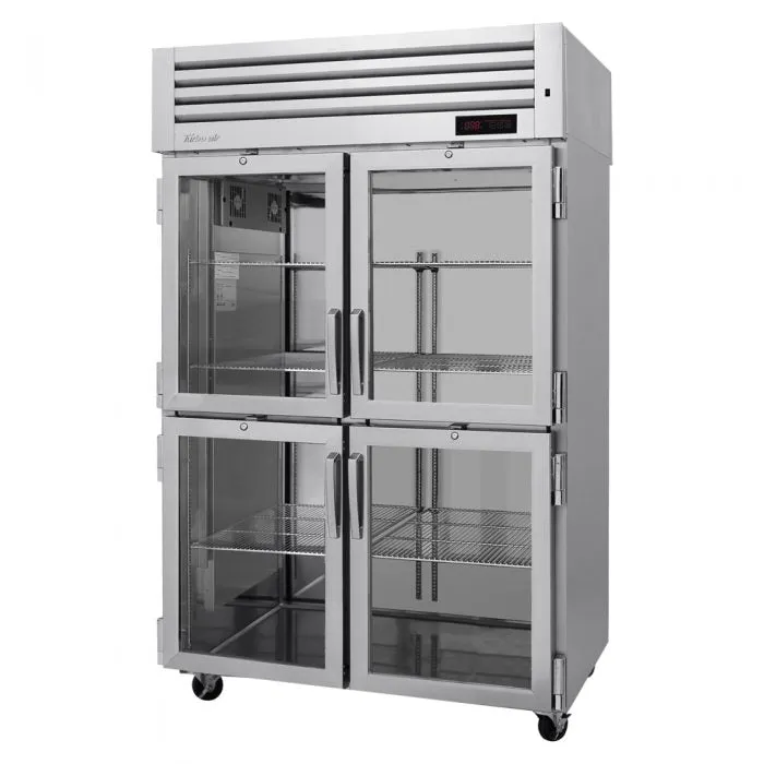 Turbo Air - PRO-50-4H-G. Commercial 51 Reach-in Heated Cabinet PRO Series 2 Section 47.7 cu.ft.