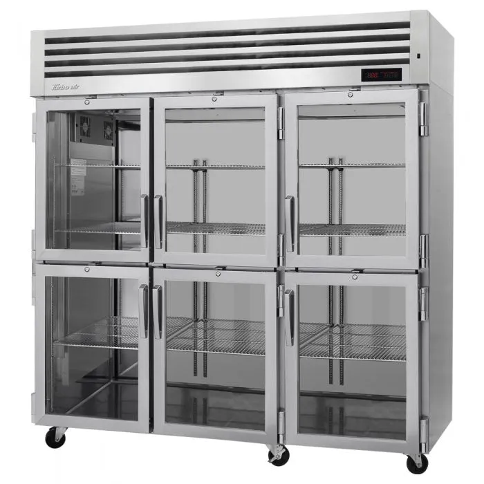 Turbo Air - PRO-77-6H-G. Commercial Reach-in Heated Cabinet PRO Series 3 Section 73.9 cu.ft.