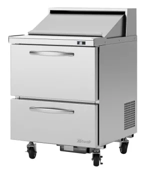 Turbo Air - PST-28-D2-N. Commercial PRO Series Sandwich/Salad Unit-Drawers. (2) drawers