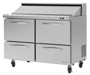 Turbo Air - PST-48-D4-N. Commercial PRO Series Sandwich/Salad Unit-Drawers. (4) drawers