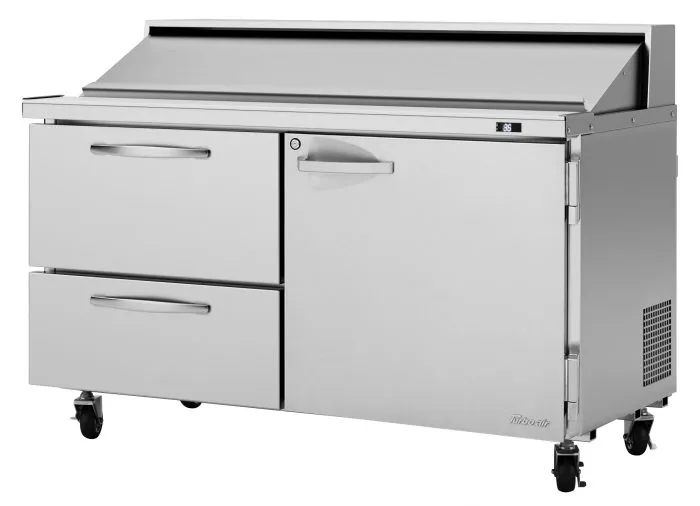 Turbo Air - PST-60-D2R-N. Commercial PRO Series Sandwich/Salad Unit-Drawers. (2) drawers