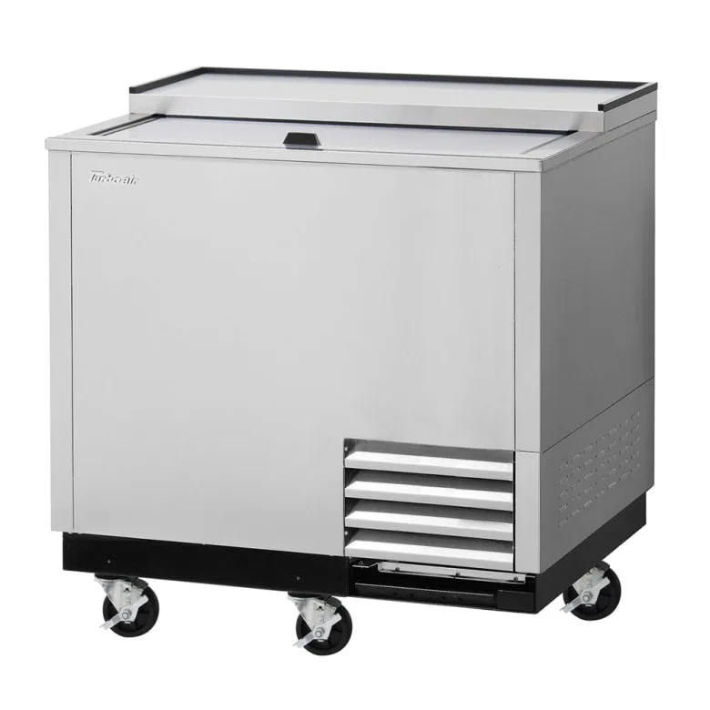 Turbo Air TBC-36SD-GF-N 1 Section Glass Chiller w/ 93 Mug Capacity. Stainless. 115v