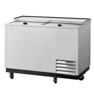 Turbo Air TBC-50SD-GF-N 2 Section Glass Chiller w/ 140 Mug Capacity. Stainless. 115v