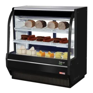 Turbo Air - TCDD-48H-W(B)-N. Commercial 48 Direct Cooling Type Deli Display Case Refrigerator