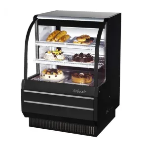 Turbo Air - TCGB-36-W(B)-N. Commercial Curved glass bakery Display Case refrigerator