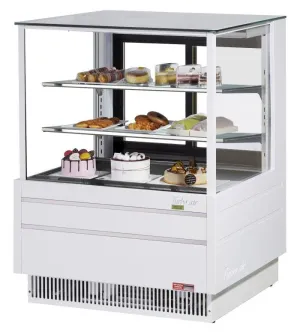Turbo Air - TCGB-36UF-W(B)-N. Commercial 37 Display Case Straight Front Bakery Display Case Refrigerated