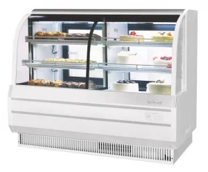 Turbo Air - TCGB-60CO-W(B)-N. Commercial Curved Glass Bakery Display Case Dry & Refrigerated Combination.