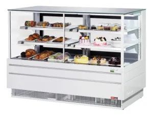 Turbo Air - TCGB-72UF-CO-W(B)-N. Commercial Display Cases Straight Front Bakery Cases
