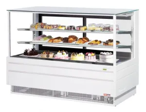 Turbo Air - TCGB-72UF-W(B)-N. Commercial Display Cases Straight Front Bakery Cases