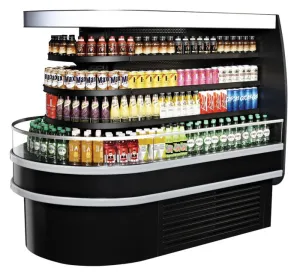 Turbo Air - TIOM-48RSB-N. 73L Wall Type Combined Unit. 48Half-Round (1EA) 48Square (1EA) - Black