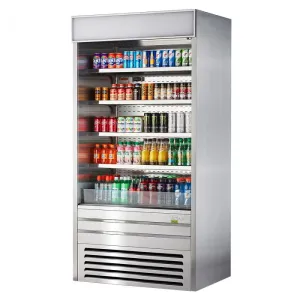 Turbo Air - TOM-36ES-N. 36L Vertical Air Curtain. Stainless steel