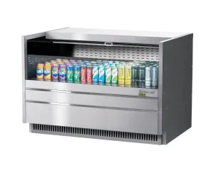 Turbo Air - TOM-48UC-S-N. 48-1/4L Low Profile Solid Side Panel - European Straight / Stainless Steel