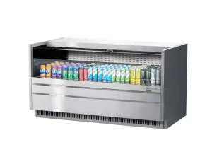 Turbo Air - TOM-60UC-S-N. 60-1/4L Low Profile Solid Side Panel - European Straight / Stainless Steel