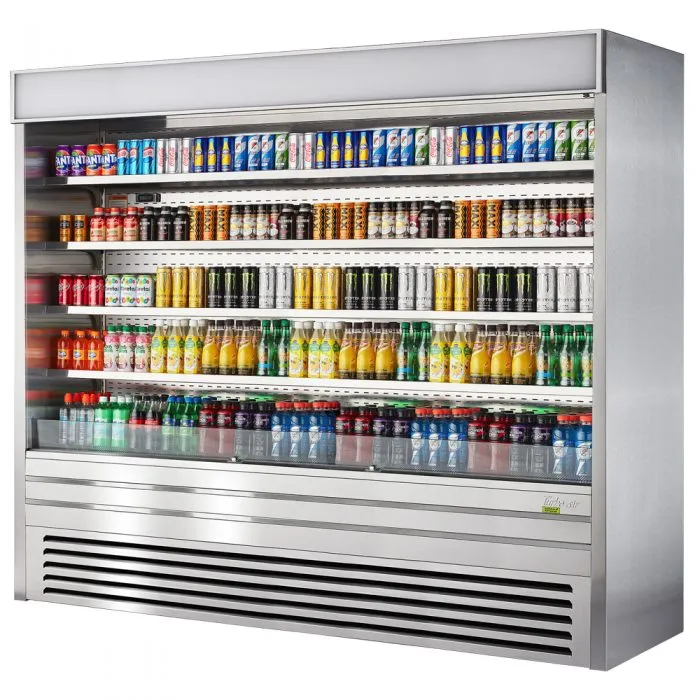 Turbo Air - TOM-96ES-N. 96L Vertical Air Curtain. Stainless steel