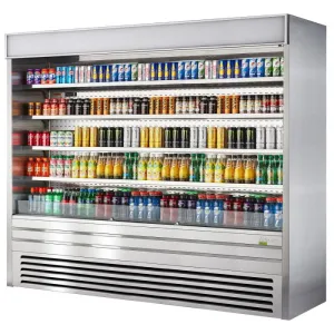 Turbo Air - TOM-96ES-N. 96L Vertical Air Curtain. Stainless steel