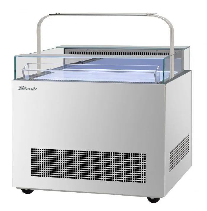 Turbo Air - TOS-40NN-D-S. 40 Sandwich & Cheese Display Case w/ Top Shelf - Stainless steel