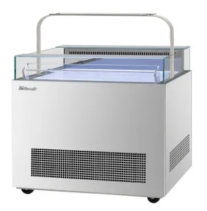 Turbo Air - TOS-40NN-D-S. 40 Sandwich & Cheese Display Case w/ Top Shelf - Stainless steel