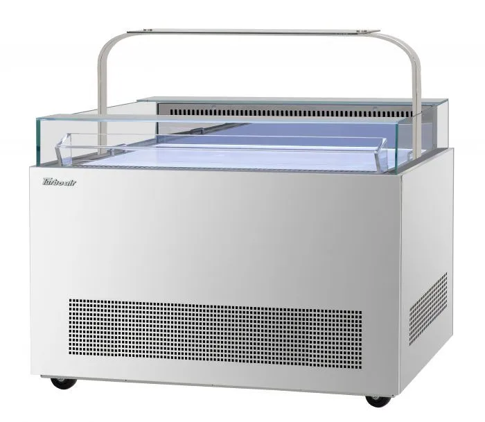Turbo Air - TOS-50NN-D-S. 50 Sandwich & Cheese Display Case w/ Top Shelf - Stainless steel