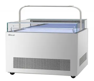 Turbo Air - TOS-50NN-D-S. 50 Sandwich & Cheese Display Case w/ Top Shelf - Stainless steel