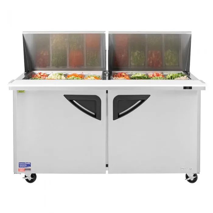 Turbo Air - TST-60SD-24-N. Commercial Super Deluxe mega top unit. Two-section